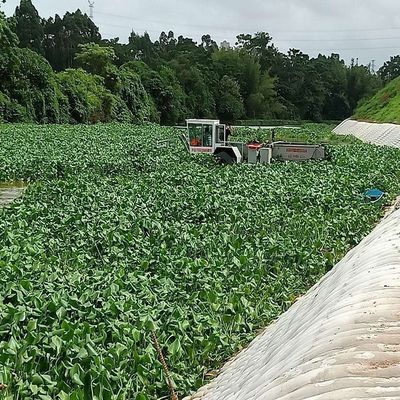 Pulizia di giacinti d'acqua Coltivatore di erbaccia acquatico professionale con velocità di lavoro da 3,5 a 5 kn/h
