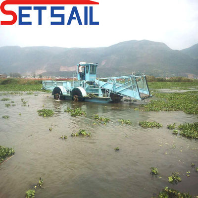 Capacità di carico 7.5-50m3 Qihang Aquatic Weed Harvester-44 per la rimozione di giacinti acquatici
