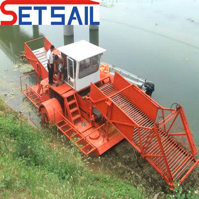 Propeller Driven Harvester-53 Fiume e lago pulizia raccolta rifiuti Skimmer Barca