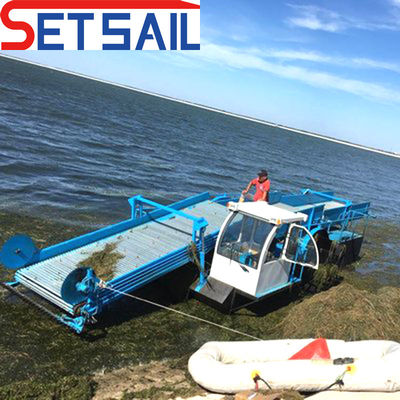 Propeller Driven Harvester-53 Fiume e lago pulizia raccolta rifiuti Skimmer Barca