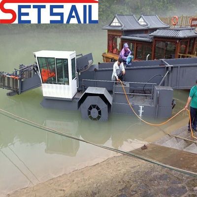 50m3 Max. Capacità di carico Coltivatore acquatico di erbacce per eliminare rifiuti galleggianti