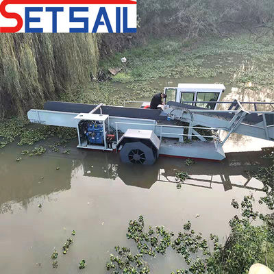 Tipo di motore a pagaia o di elica per raccogliere erbacce fluviali per la pulizia fluviale 2022