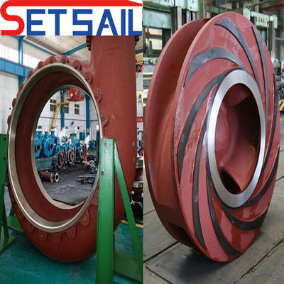 Pompa di fango per dragaggio ad alto flusso per dragaggio a aspirazione a getto Dimensioni massime solide 178 mm Capacità