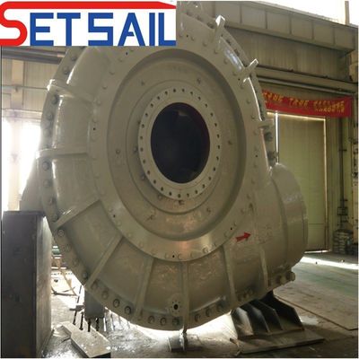 QHCSP-49 Pompa di sabbia per tubi in HDPE ad aspirazione a taglio multicolore per estrazione di sabbia fluviale