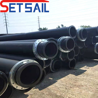 Fattore di sicurezza elevato Tubo in HDPE rotondo per dragaglie di aspirazione a tramite tramoggia nella sabbia fluviale
