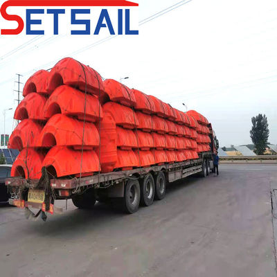 Materiale HDPE rotondo durevole per dragaggio tubo di sabbia a aspirazione Pagamento iniziale Pagamento completo