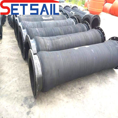 Materiale HDPE rotondo durevole per dragaggio tubo di sabbia a aspirazione Pagamento iniziale Pagamento completo