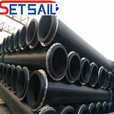 Tubo rotondo in materiale HDPE per condotte urbane di scarico lunghezza 12,8 m/rotonda