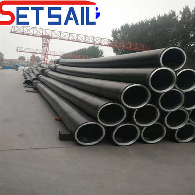 Tubo rotondo in materiale HDPE per condotte urbane di scarico lunghezza 12,8 m/rotonda